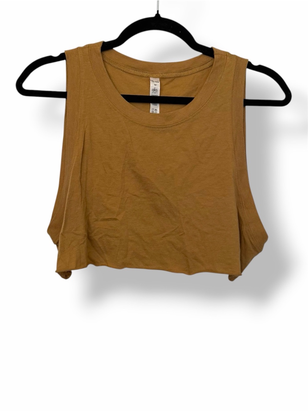 ALO Cropped Tank Top Golden Brown - Picture 2 of 5
